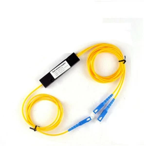 LC/UPC 1x2 PLC Singlemode Splitter Fiber Optic SC Interface Branching Device - Imagen 1 de 4