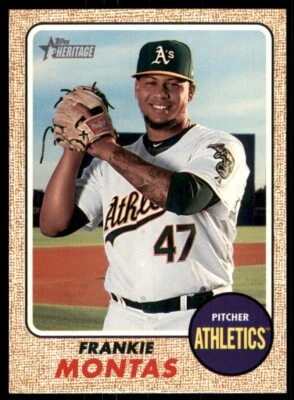 2017 Topps Heritage #545 Frankie Montas - Image 1 of 2