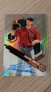 2018 Bowman High Tek Prospect Autographs #PHTPS Pavin Smith - Picture 1 of 2
