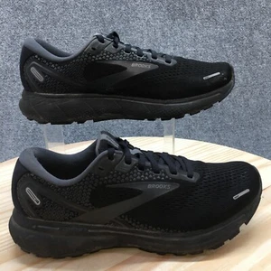 Brooks Shoes Womens 10 B Ghost 14 Running Sneakers Black Mesh Low 1203561B020 - Picture 1 of 16