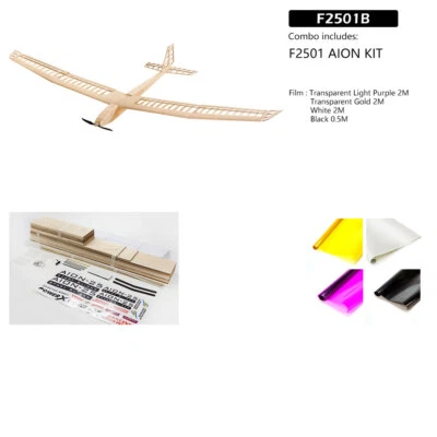RC Plane F25 AION Glider Airplane Balsa Wood Model Aircraft Kit Wingspan 2500mm - Image 1 of 4