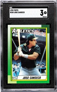 Jose Canseco 1990 Topps #250 SGC 3 VG - Picture 1 of 2