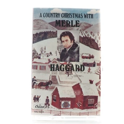 A Country Christmas with Merle Haggard (Cassette Tape, 1984, Capitol) 4XL-9010 - Image 1 of 4