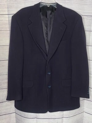 Hombre Gianfranco Ruffini Italia Azul Marino Mezcla Cachemira Talla 43 Regular Foto 1 de 4