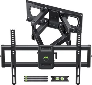 New-Full Motion TV Wall Mount for Most 37"-84" Flat Screen TV, Swivel or Tilt TV - Picture 1 of 5