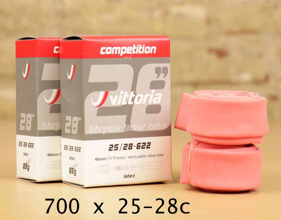 Vittoria Competition 25/28-700 Bicycle Inner Tube - Pink (1TA00002)