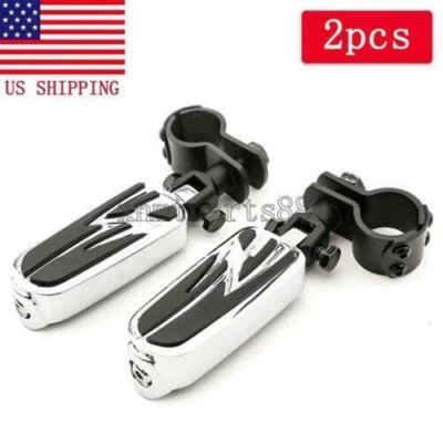 2 PIEZAS estriberas de carretera para Kawasaki VN Vulcan Classic Nomad Drifter 1500 1600 Foto 1 de 4