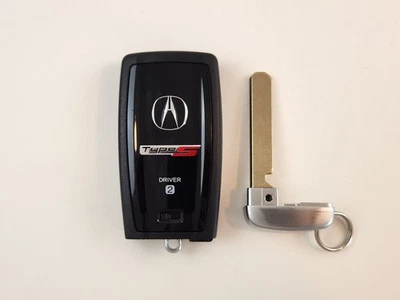ORIGINAL ACURA TYPE-S TLX 18-23 OEM SMART KEY LESS ENTRY REMOTE START DRIVER-2 - Image 1 of 4