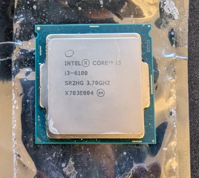 Intel Core Prozessor i3-6100 / 2 Kerne 3,70 GHz / Intel HD Graphics 530 / CPU - Bild 1 von 2