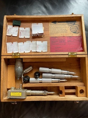 Juego completo de registradores de presión de compresión vintage para motómetro gasolina 2-12 kg/cm² excelente Foto 1 de 4