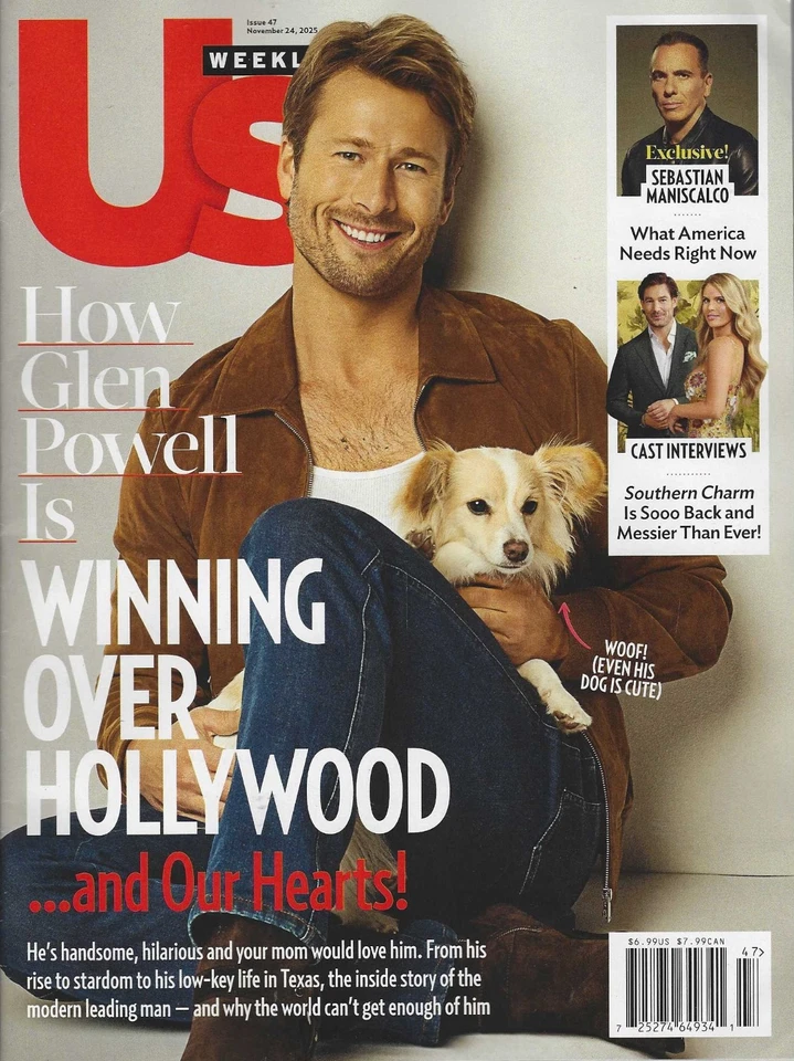 US Weekly Magazine  November 24th 2025 Glen Powell - Image 1 of 1