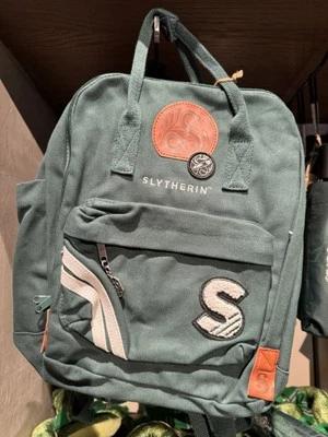 Harry Potter Wizarding World NYC Exclusive Slytherin Patch Backpack Bag NWT - Image 1 of 2