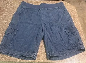 Pantalones Cortos Mujer Chicos Chambray Azul Talla 1.5 - Imagen 1 de 5