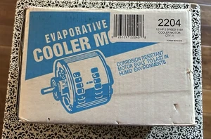 Dial 2-Gang 1/2 PS 115 Volt permanent geschmierter Verdunstungskühlermotor - Bild 1 von 7