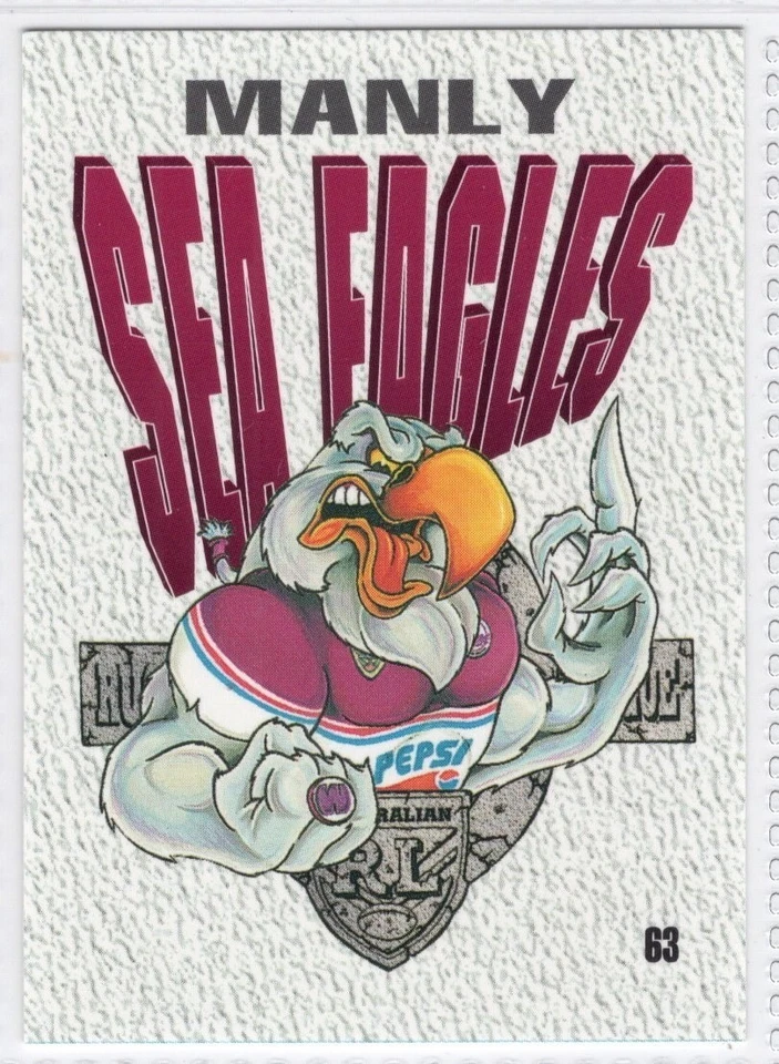 Manly Sea Eagles Logo 1995 Dynamic Series 2 Common Card #063 - image 1 of 1
