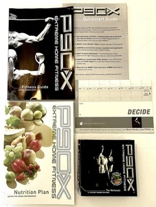 P90X Extreme Home Fitness 12-Disc DVD Set + Fitness Guide & Ernährungsplan Bücher - Bild 1 von 8