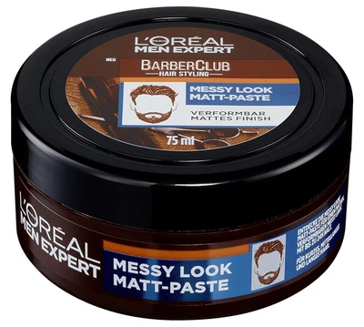 L'Oréal Men Expert Messy Look Matt Paste Für Männer, Haar Styling Wax Für Einen  - Bild 1 von 4