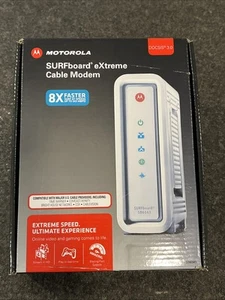 Motorola Cable Modem SB6141, Docsis 3.0, SURFboard Extreme, 8x Faster Open Box🔥 - Picture 1 of 11