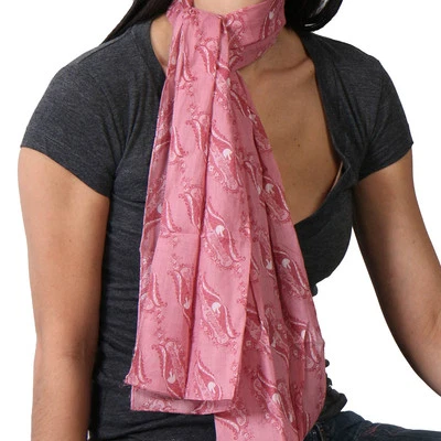 Bufanda Hot Leathers SCF1000 Rosa Encaje Águila Dama Jinete Foto 1 de 3