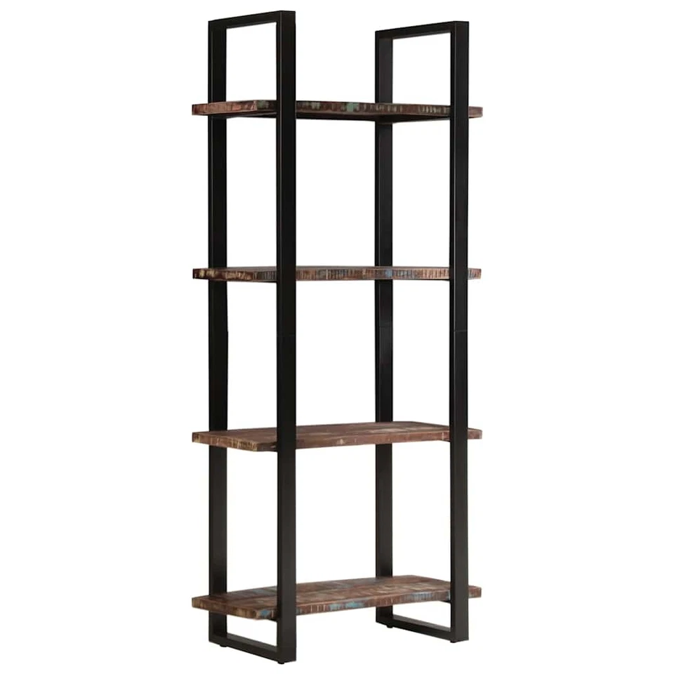 4-Tier Bookcase Standing Shelf Organiser Rack Multi Sizes/Materials vidaXL - image 1 of 1