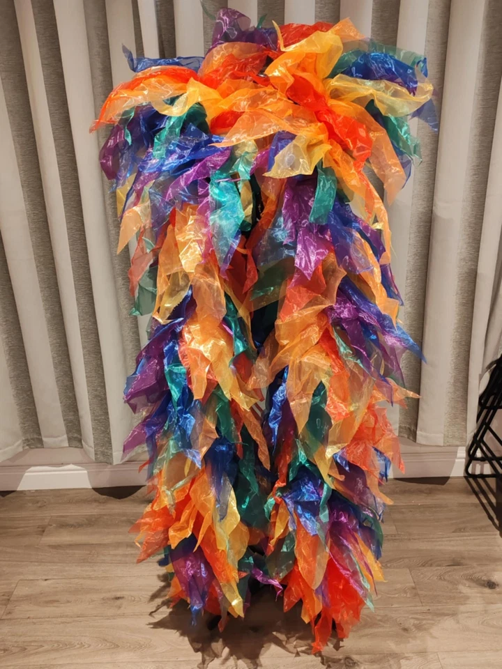 Rainbow Organza Boa Drag Queen - Burlesque - Orgullo  Foto 1 de 1
