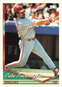 Pete Incaviglia 1994 Topps #323 Philadelphia Phillies Baseball - Picture 1 of 2