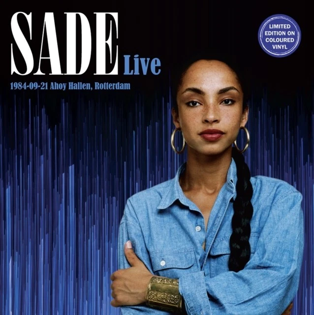 SADE - Live 1984-09-21 Ahoy Hallen. Rotterdam (Blue Vinyl) [VINYL] LP 2LP DOUBLE - Image 1 of 2