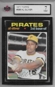 1971 TOPPS BASEBALL Al Oliver #388 KSA 7 NM Pittsburgh Pirates - Picture 1 of 2