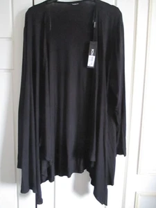 ROMAN BLACK JERSEY CARDIGAN SIZE 20 BNWT - Picture 1 of 4