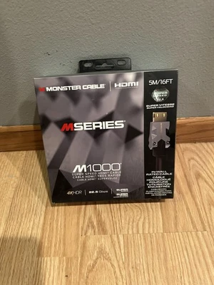 Monster Cable M Series M1000 5m/16ft Super Speed HDMI Cable New - image 1 of 3