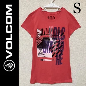 Volcom Short Sleeve T-Shirt S Red Ron Herman Rip Curl Rusty - Picture 1 of 2