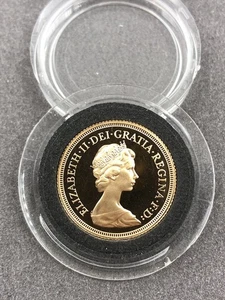 1979 boxed Gold Proof Full sovereign - Picture 1 of 9