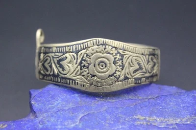 Pulsera Niello afgana vintage, pulsera con clip de cuentas de vidrio, #B01 Foto 1 de 4