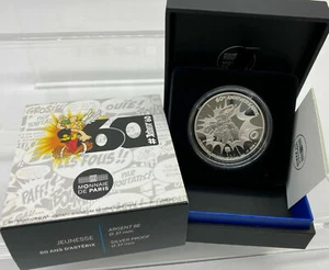 FRANCIA 10 euro plata 2019 proof 60 años de Astérix 2019 - IDEFIX - Picture 1 of 5