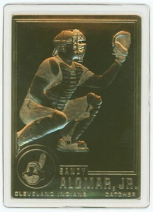 MLB 2007 ORO 22kt Sandy Alomar Jr. encapsulado como nuevo Cleveland Indians MLBPA - Imagen 1 de 3