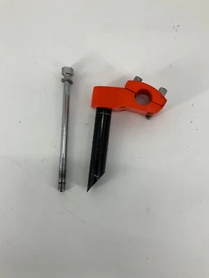 BMX Old School GT Stem años 90 1" 21,1 mm naranja 4 pernos carga superior años 90 OG Mid School Foto 1 de 4