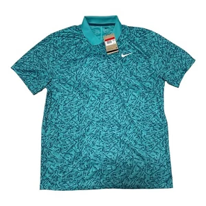 New Nike Dri-Fit Golf Polo Victory All Over Print DV8497-317 Mens Sz Medium NWT - Picture 1 of 2