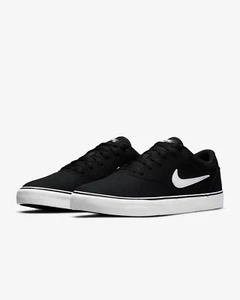 Scarpe da skateboard Nike SB Chron 2 in tela DM3494 001 sneaker nere da uomo 10,5 - Foto 1 di 11