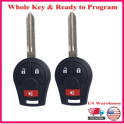 Key Fob for Nissan Rogue Cube Juke Versa NV 2008 2009 2010 2011 2012 2013 2014 - Image 1 of 4