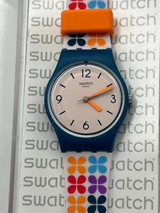 Uhr SWATCH Lady PASEO DE GRACIA (LN151)-Bunt-klein-blumig-NEU/NOS-Ø25mm-Kinder - Bild 1 von 6