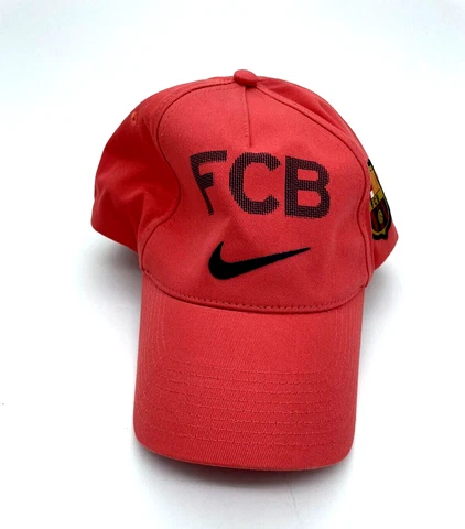 Nike FCB Soccer Salmon Color Strapback Ball Cap NW/OTs Cover