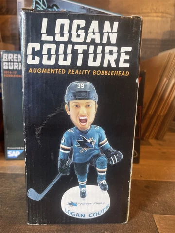 San Jose Sharks #39 Logan Couture Augmented Reality Bobblehead SGA NIB Cover