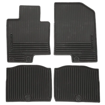 Alfombrillas de goma originales nuevas para todas las estaciones climáticas 2011-2016 Kia Optima 2T013-ADU10 Foto 1 de 4