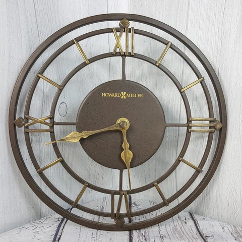 Howard Miller Durand 9" Wall Clock Bronze  625-442 Cover