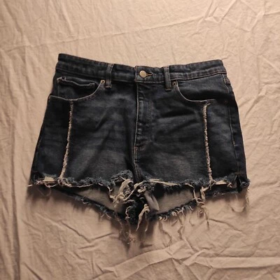 Lucky Brand Cutoff Jeans Women's 10 / 30 High Rise Shortie Blue Denim - Image 1 of 4