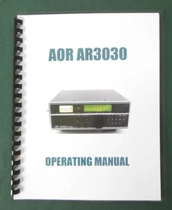 AOR AR3030 Bedienungsanleitung - Premium Kartonhüllen & 28 Pfund Papier! - Bild 1 von 1