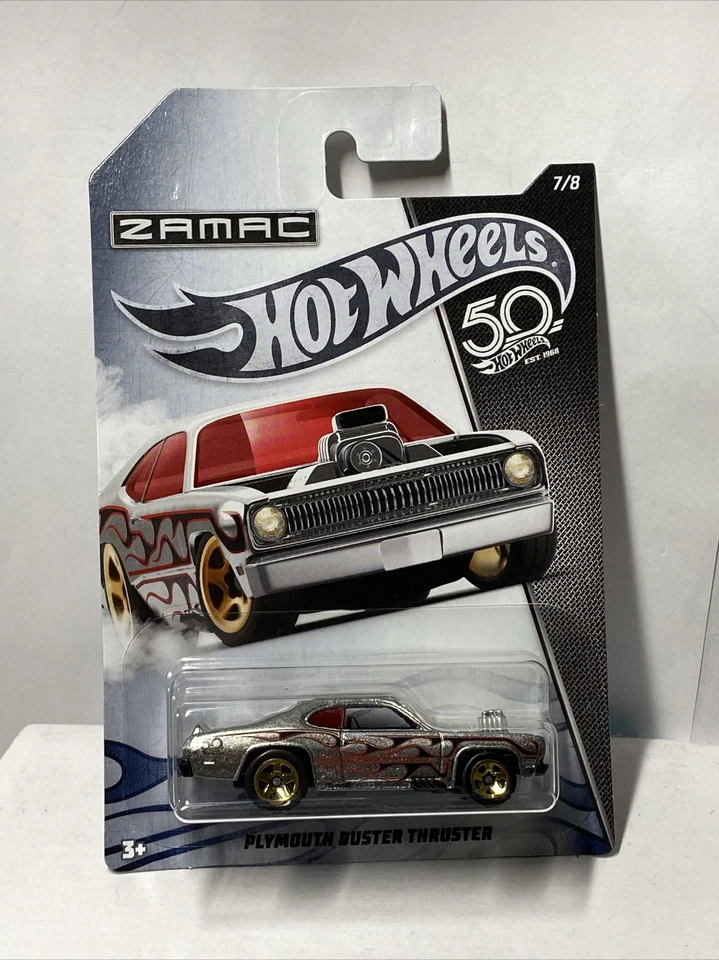 Hot Wheels 1/64 🇲🇫 Zamac Plymouth Duster , Serie 50th Anniversary #8/8 ,2018 - Photo 1/4