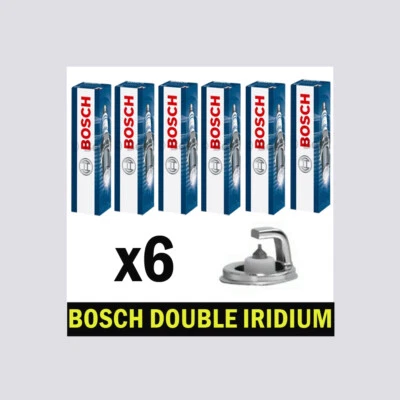 6 bujías Bosch Iridium para NISSAN 350Z 3.5 02->07 Z33 doble iridio Foto 1 de 4