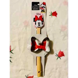 Disney Minnie Mouse Silicone Spatula and cookie cutter set - Picture 1 of 1