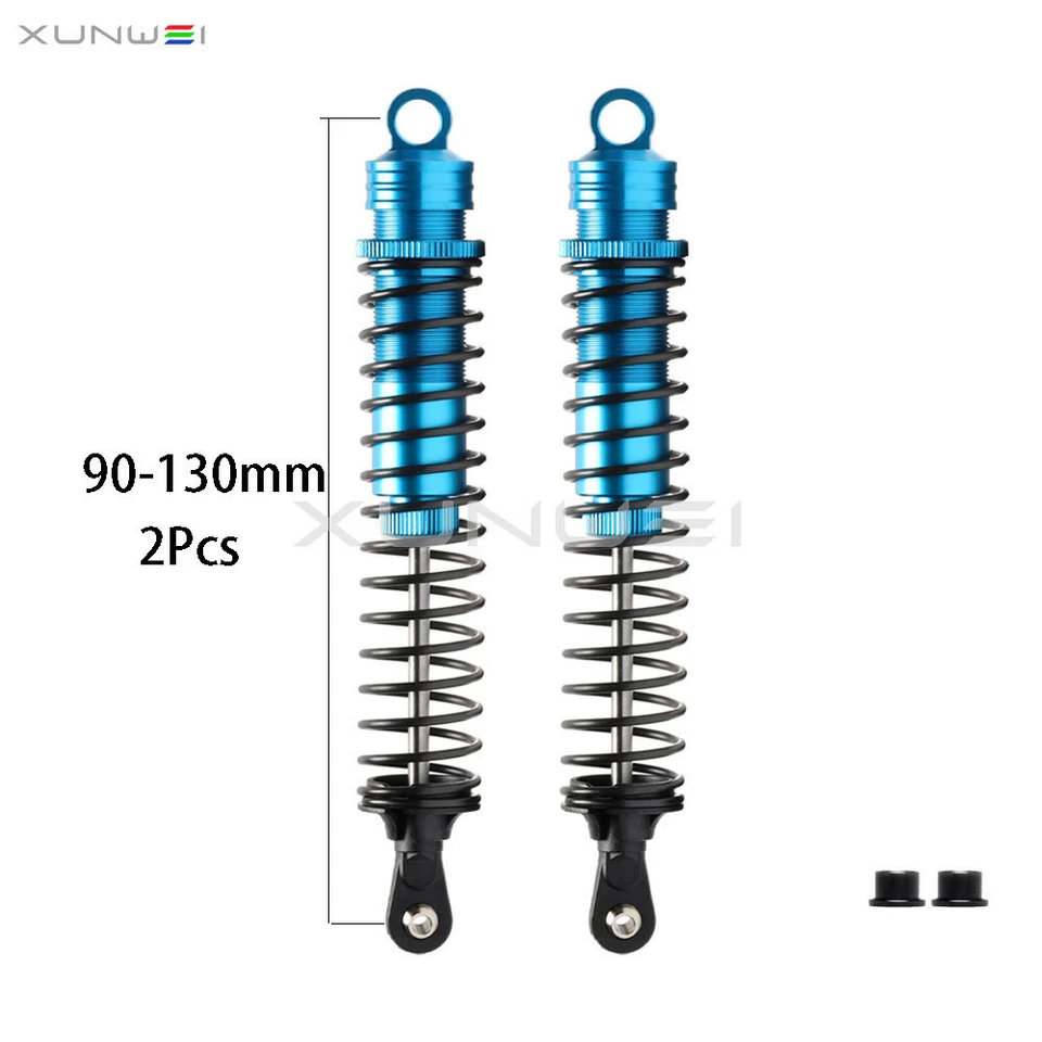 2pcs 80-110mm 90-130mm Oil Shock Absorbe For RC 1/8th Truck HSP Himoto Redcat - Image 1 of 1